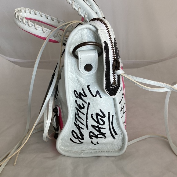 BALENCIAGA Small City S Graffiti Satchel - Picture 6 of 16
